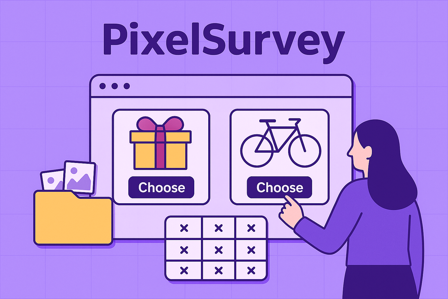 Ilustración de encuestas y datos